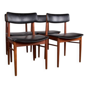 Série de 4 chaises Danoises