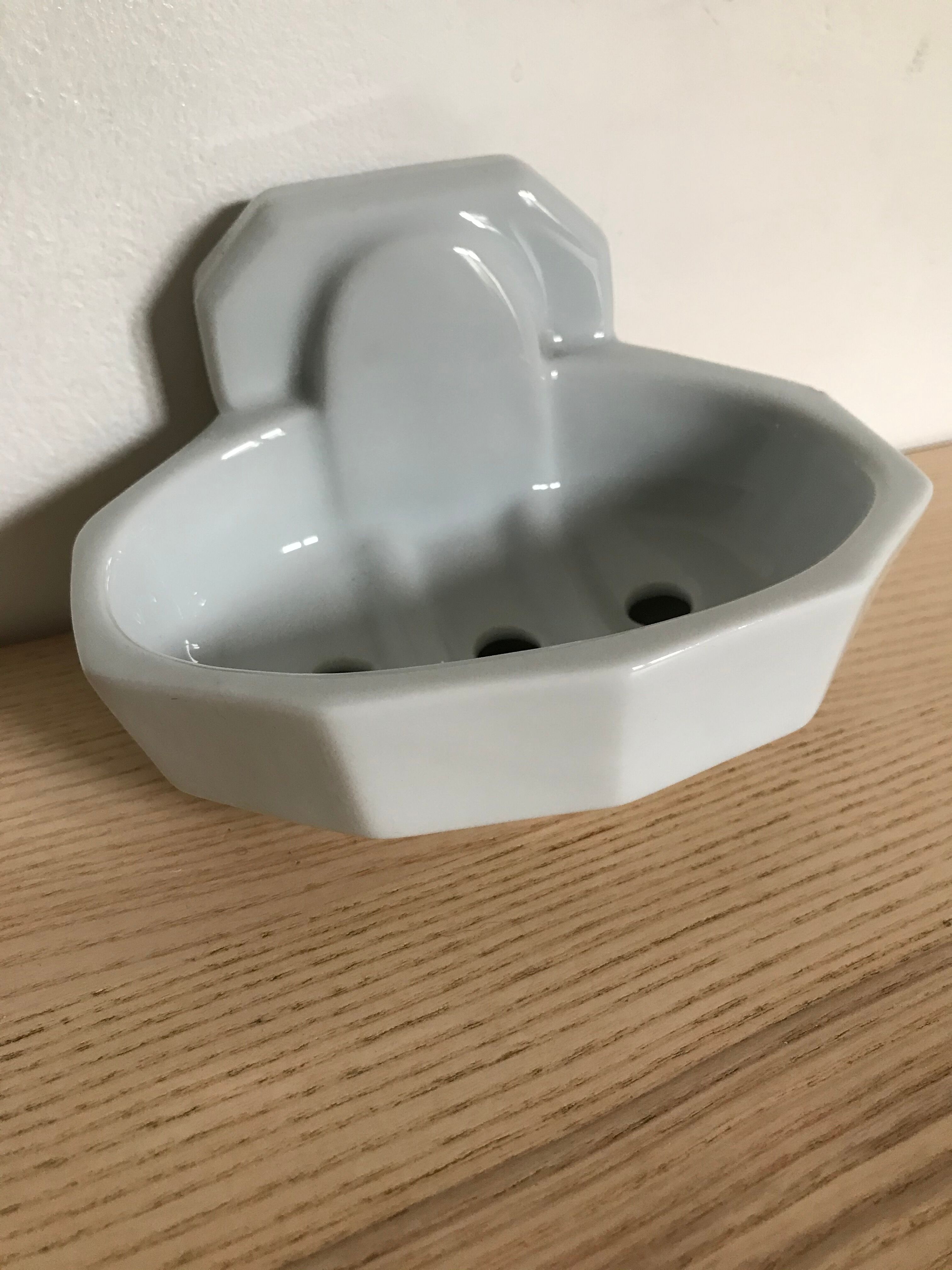 Porcelain soap holder