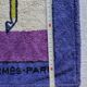 Authentique tapis de bain vintage motif chevaux Hermès Paris