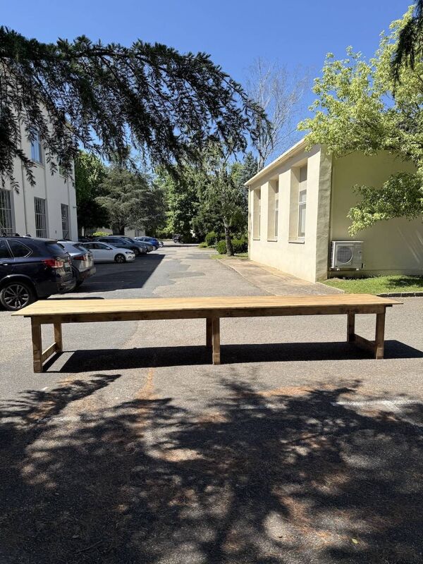 Table de ferme XXL en pin