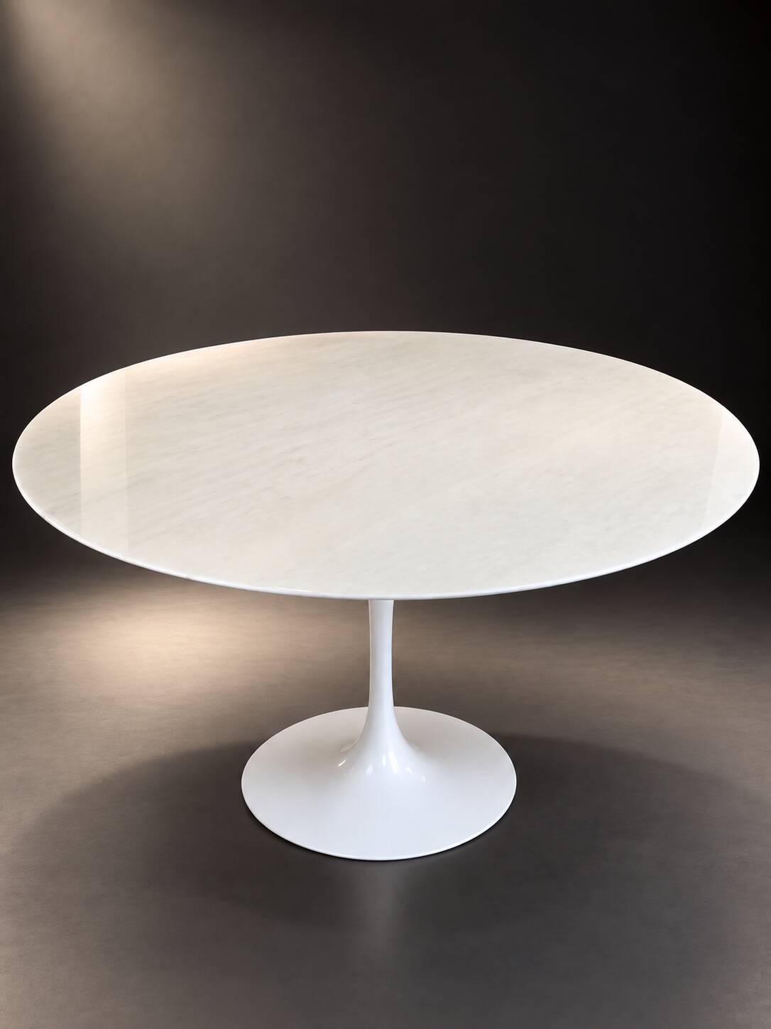 Table Tulip en marbre de Carrare vintage - Knoll