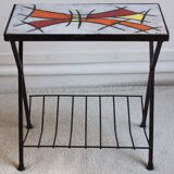 Tablet magazine rack 60-70 years