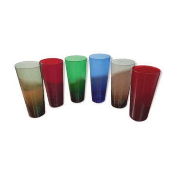 Multicolored vintage glasses