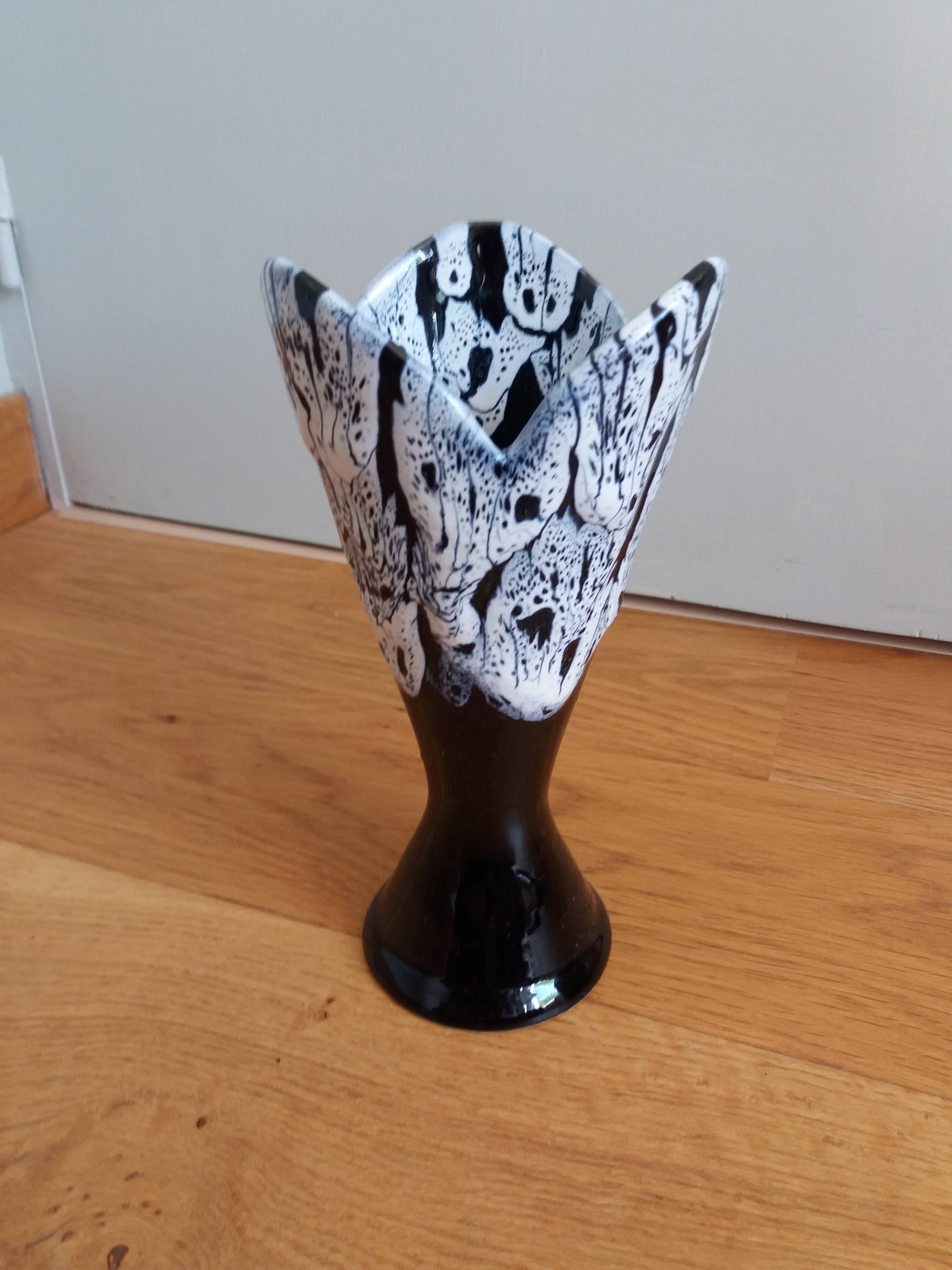 Vase céramique grès flammé