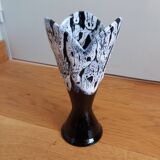 Vase céramique grès flammé