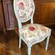 Louis XVI style medallion chair – traditional upholstery