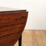 Table à manger extensible vintage en palissandre, modèle 227 par Arne Vodder pour Sibast