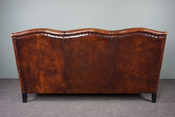 Comfortable 3-seater sheepskin sofa