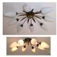 1950s Sputnik, Space-Age Style Stilnovo Spider Ceiling Lamp
