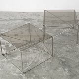 Side tables by Max Sauze, 1970s.