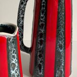 2 pichets, vases vintage en céramique d’art Luc Vallauris