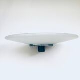 Postmodern Frosted Glass Sconce Wall Lamp from Metalarte, Spain, 1980s