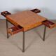 Burl wood game table by Guy Lefevre for Maison Jansen, 1970