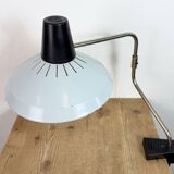 Grey Industrial Factory Office Desk Lamp from Elektrosvit, 1970s
