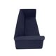 Primafila sofa by Luca Meda in blue velvet for Molteni & Co / 1991