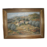 Oil on canvas by Félix Tisot