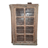 Old wooden door with frame