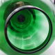 Old candy glass blown 35 cm high