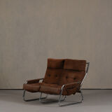 Mid-century armchair and sofa set by Gillis Lundgren Ikea Sweden 1970s