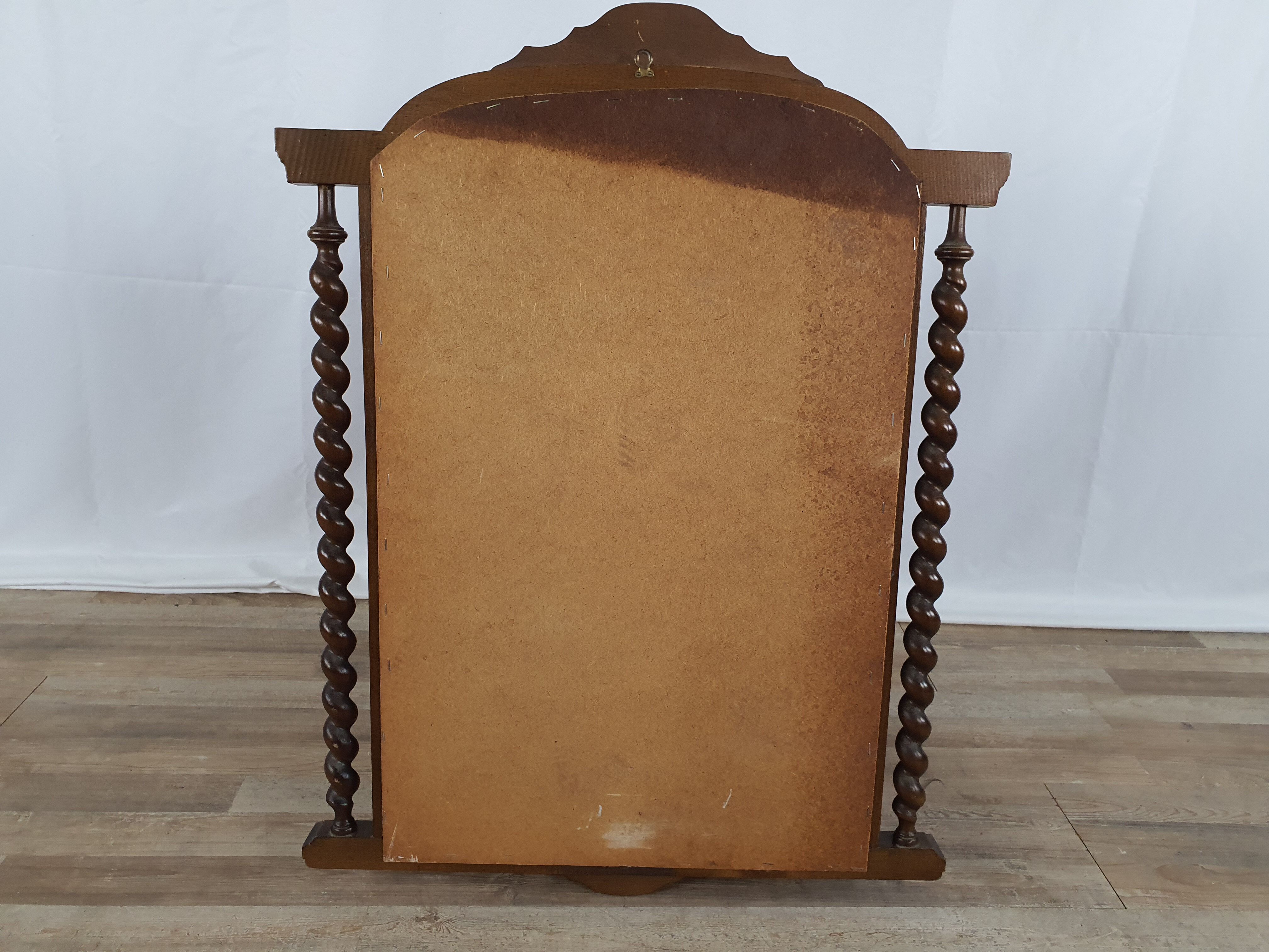 Vintage turned mirror from 80s