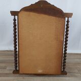 Vintage turned mirror from 80s