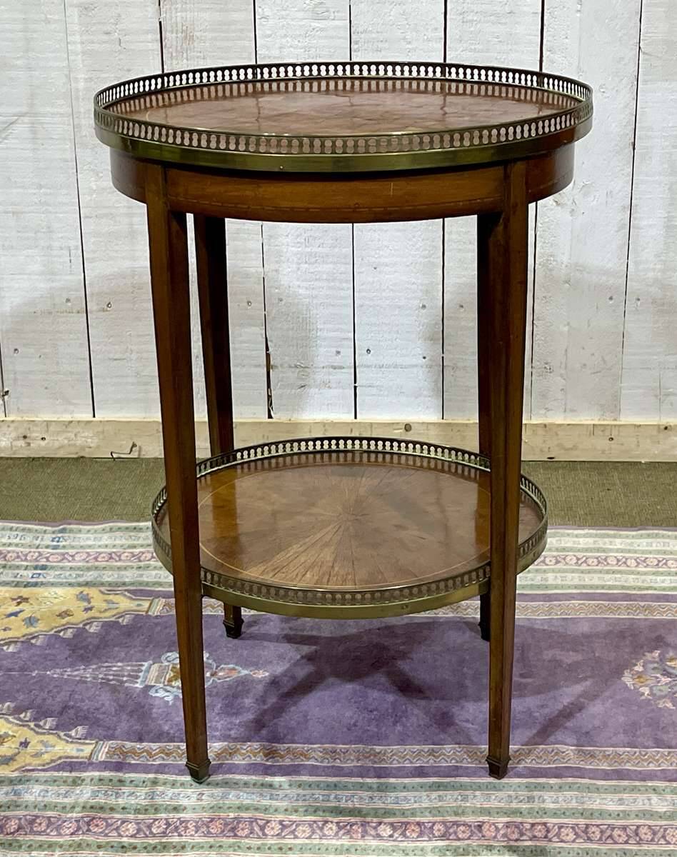 Louis XVI style mahogany side table