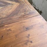 19th century oak farmhouse table 270cm with extensions