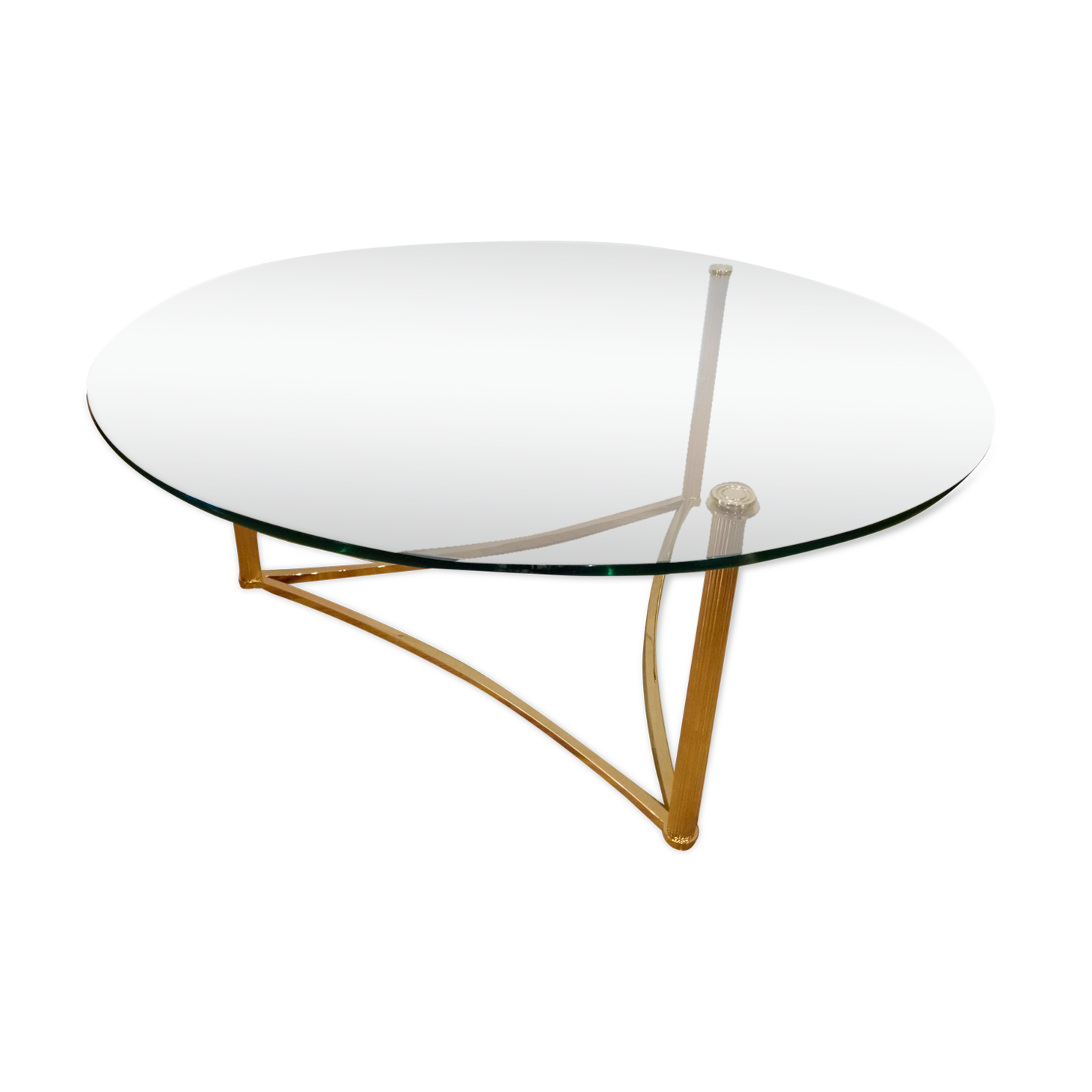 Brass coffee table