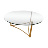 Brass coffee table