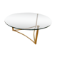 Brass coffee table