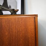Scandinavian sideboard Fristho teak and metal