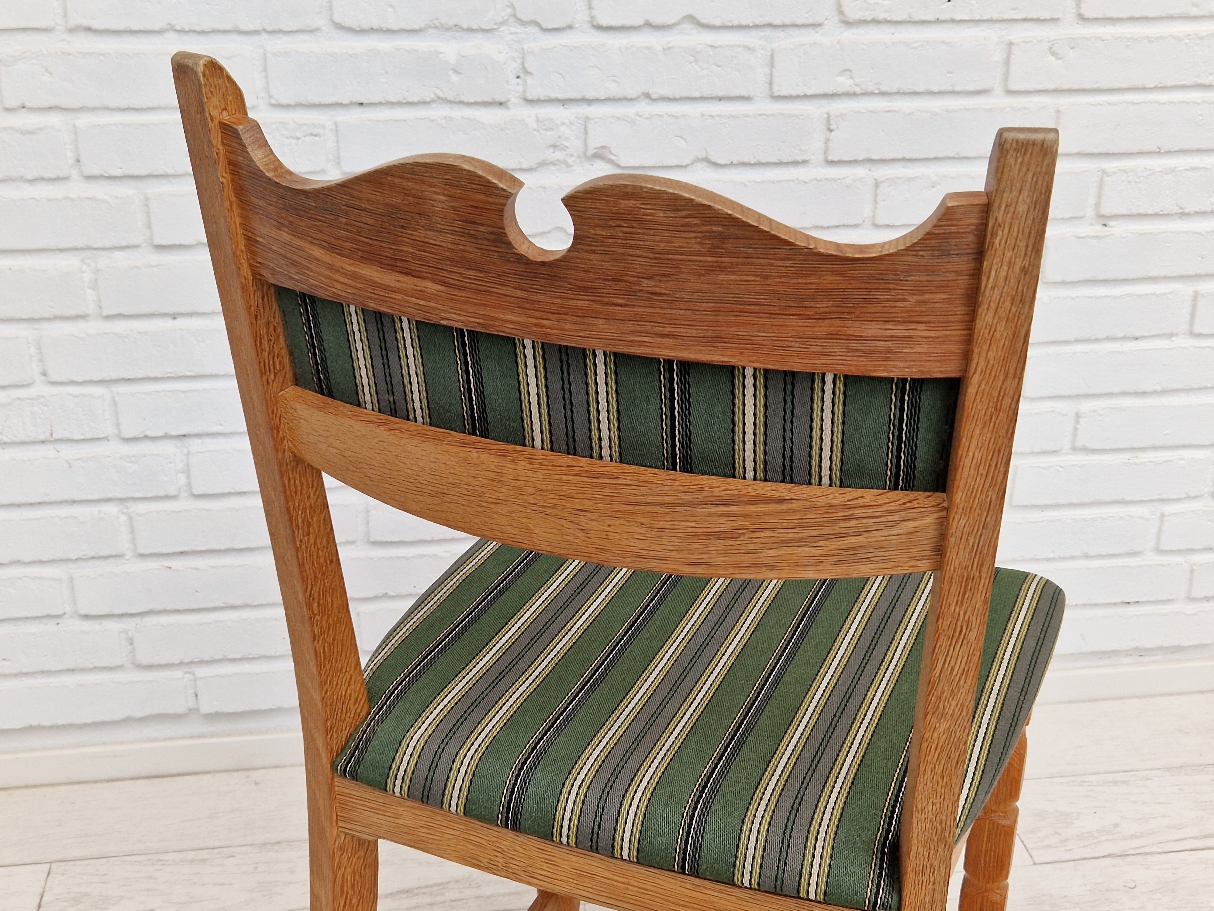 Set of six dining chairs danish design 1970S