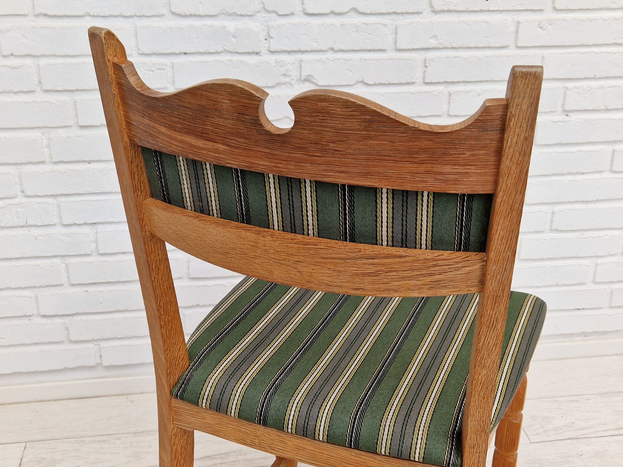 Set of six dining chairs danish design 1970S