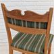 Set of six dining chairs danish design 1970S