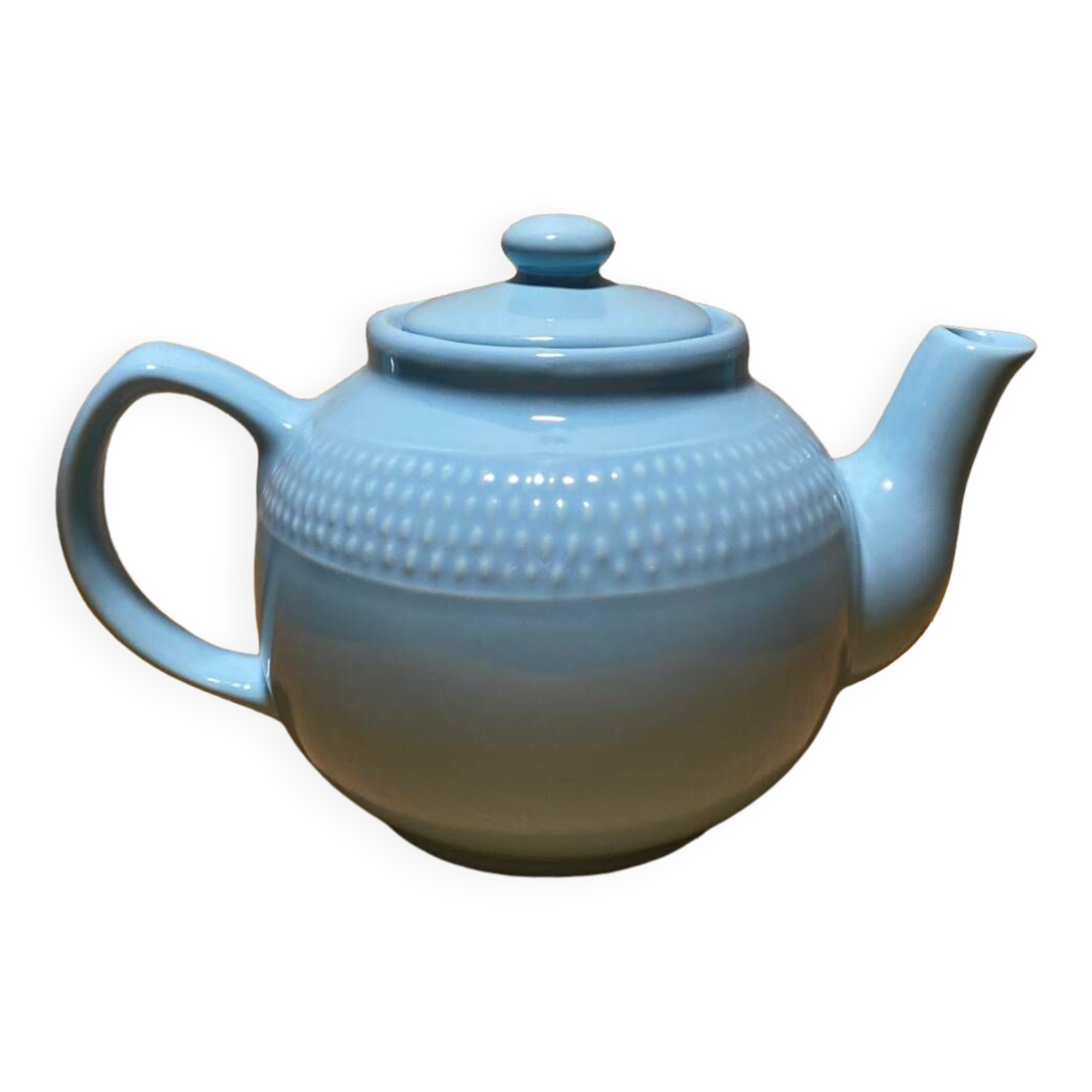 Blue teapot