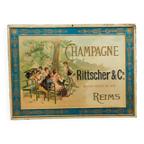 Champagne advertising sheet