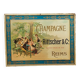 Champagne advertising sheet