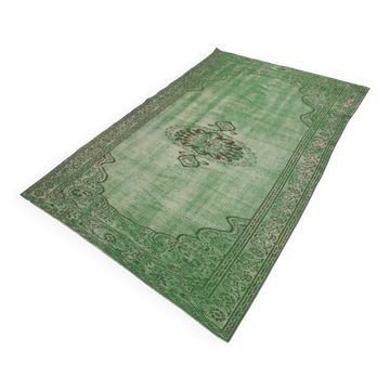 5x8 Shades Of Green Vintage Area Rug, 155x238Cm