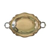 Silver metal tray