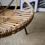 Paire de fauteuils en rotin