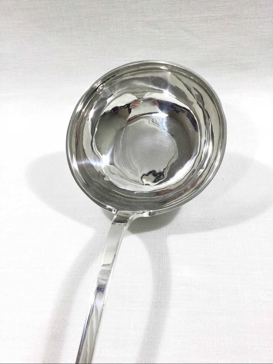 Louche argent 1 er coq vieux paris