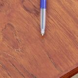 Scandinavian dining table with teak extensions, 4/8 people