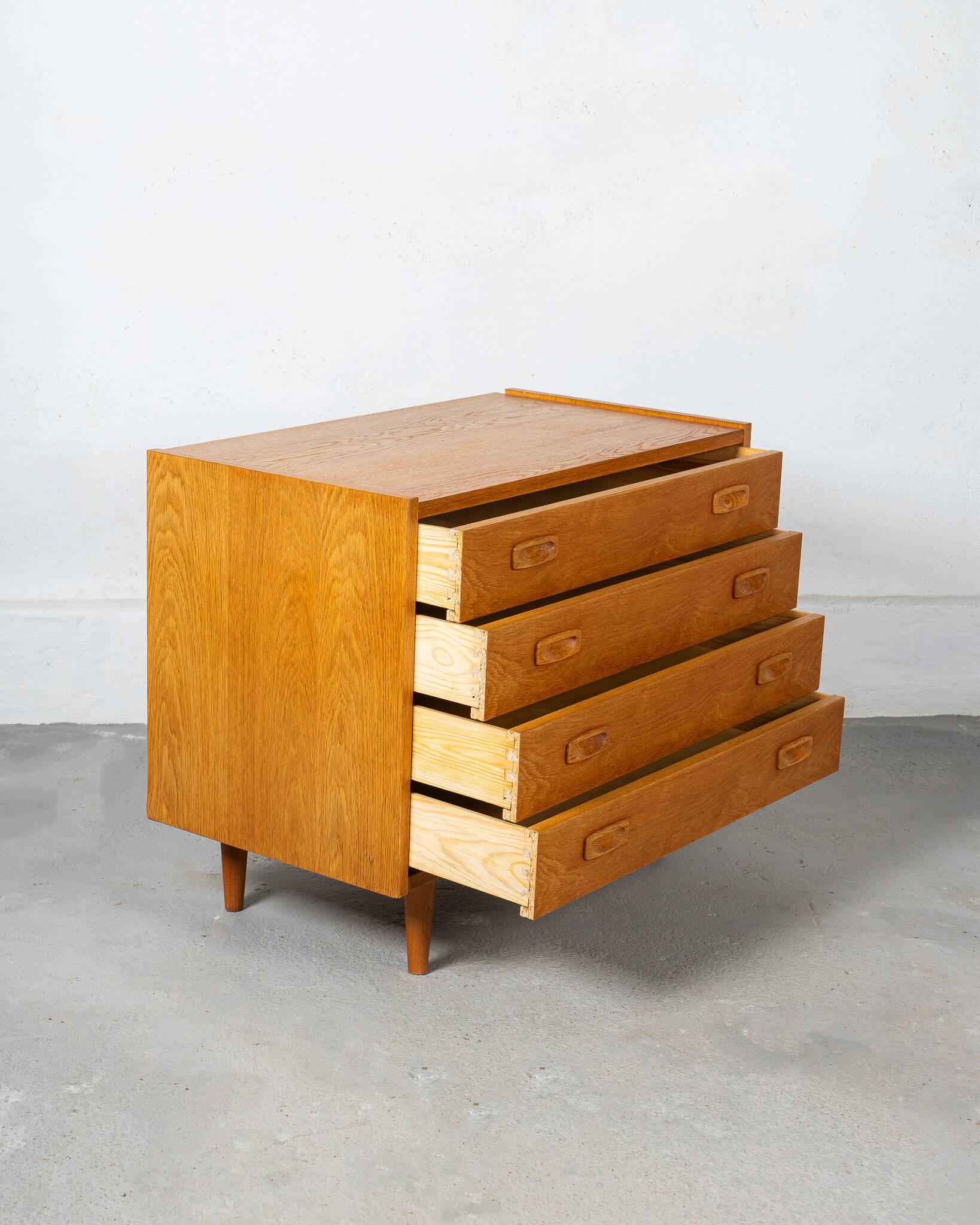 Mid Century Danish Commode made of oak by PS System