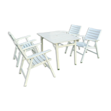Vintage wooden garden furniture