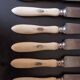 6 ivory and mother-of-pearl handle knives