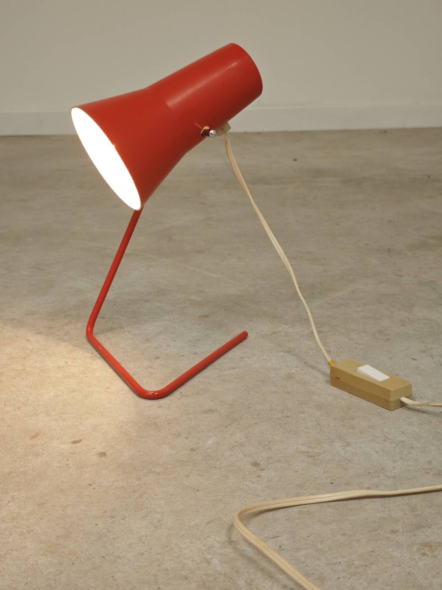 Eastern European lamp for Drupol by Josef Hurka. 1960