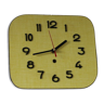 Horloge formica jaune