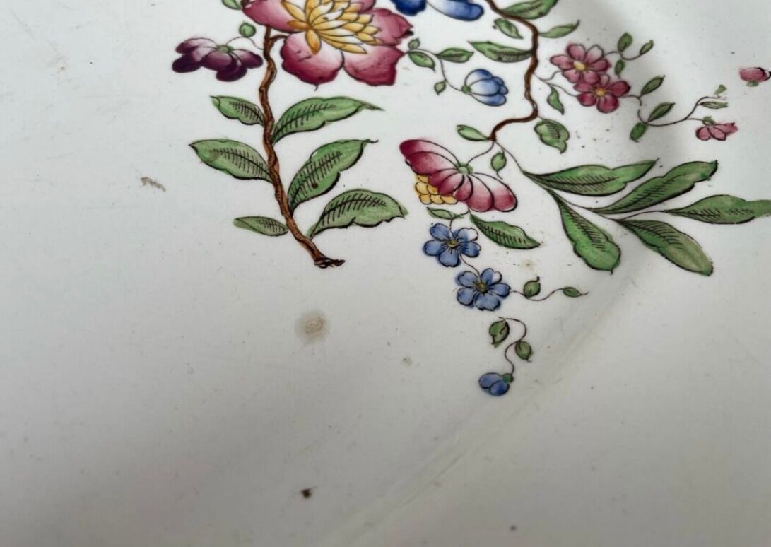 Ironstone serving platter Sarreguemines Strasbourg