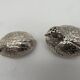 Salt shaker pepper and mustard bird in silver metal Gucci style
