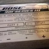 Pair of speakers Bose 901 series 3